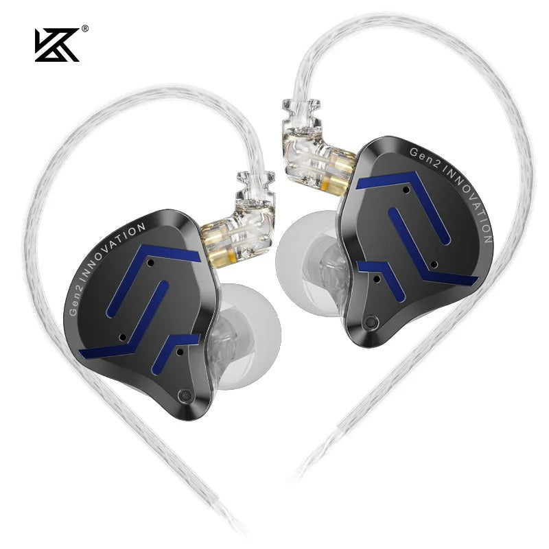 Fone de Ouvido In-Ear 4 Drivers KZ ZSN PRO 2 Profissional