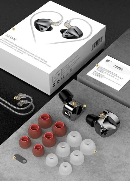 Fone de Ouvido In-ear KZ D-FI Profissional