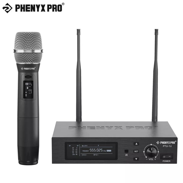 Microfone Sem Fio Phenyx Pro PTU-1U