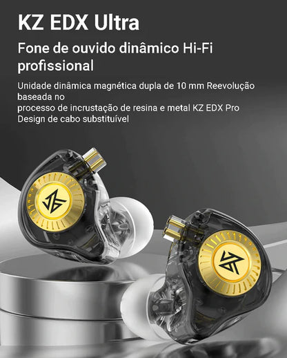 Fone de Ouvido In-Ear KZ EDX-Ultra Lançamento