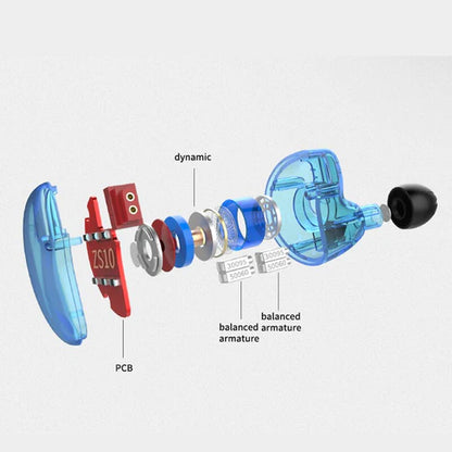 Fone de Ouvido In-Ear 10 Drivers KZ ZS10