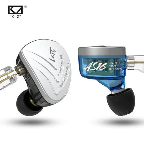 Fone de Ouvido In-Ear KZ AS16 16 Drivers