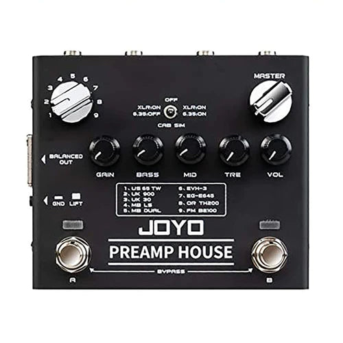 Pedal de Guitarra JOYO Preamp House