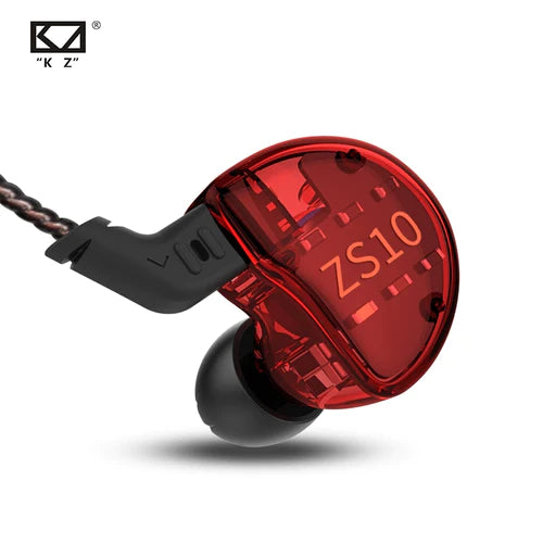 Fone de Ouvido In-Ear 10 Drivers KZ ZS10