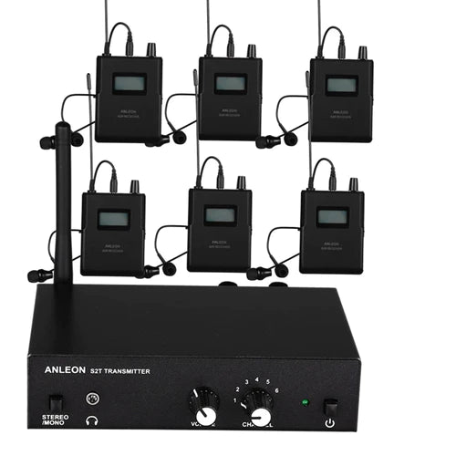 Monitor Sem Fio Profissional Para Retorno de Palco Anleon S2