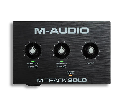 Interface de Áudio M-AUDIO M-Track SOLO